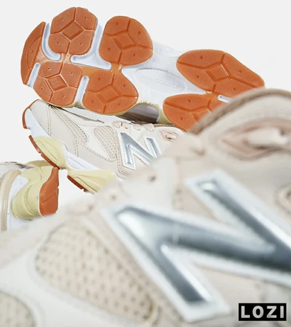 کفش کتانی زنانه کرم NEW BALANCE 9060