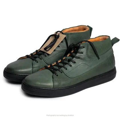 کتانی نیم‌ساق دژفول گازولین سبز - GAAZOLIN Dejfull-Mid Green/Black W