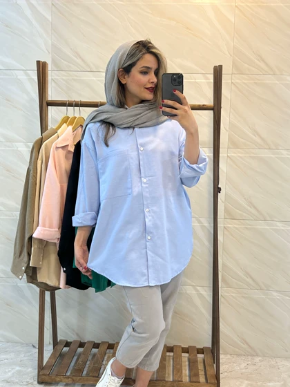 مانتو لینن ترمه ( دارای ایراد جزیی)