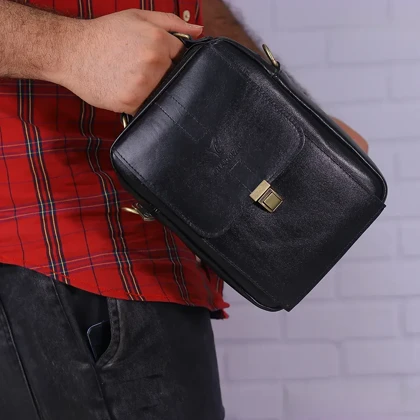 کیف رودوشی چرمسال مدل LBR042-M سایز متوسط