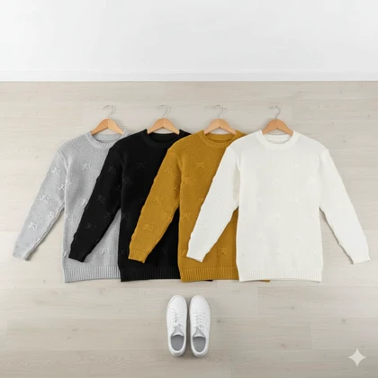 پلیور زاپ‌دارخردلی مردانه مدلDeta