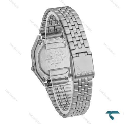 ساعت کاسیو LA680WA-1 زنانه نوستالژی سیلور Casio-2663-L