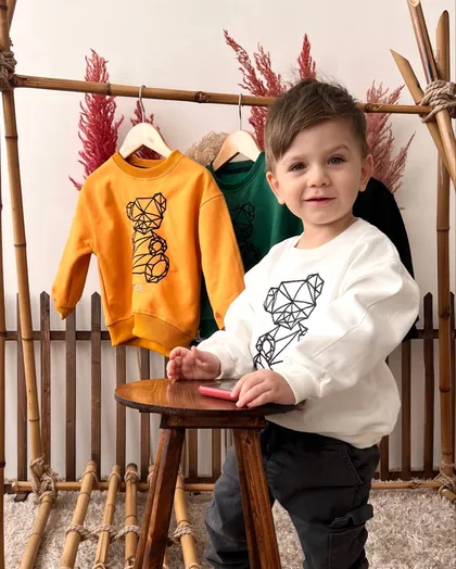 بلوز تک خرس گلدوزی