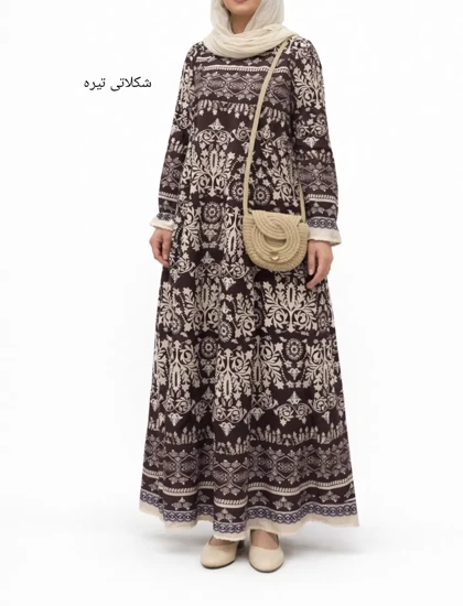 پیراهن بلند آیسو گلبرگ 1