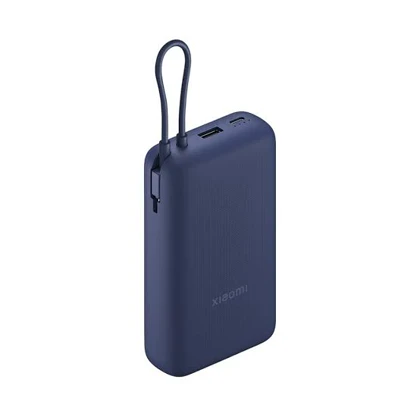 پاوربانک شیائومی PB2030MI ظرفیت 20000 میلی‌آمپرساعت با توان 33 وات و کابل USB-C سرخود