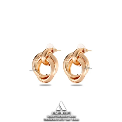 گوشواره زنانه طلایی Women Earrings G2