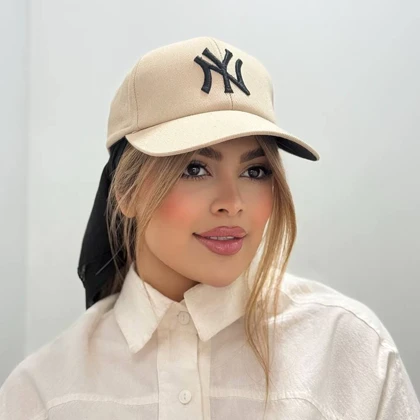 کلاه بیسبالی کتان گلدوزی NY