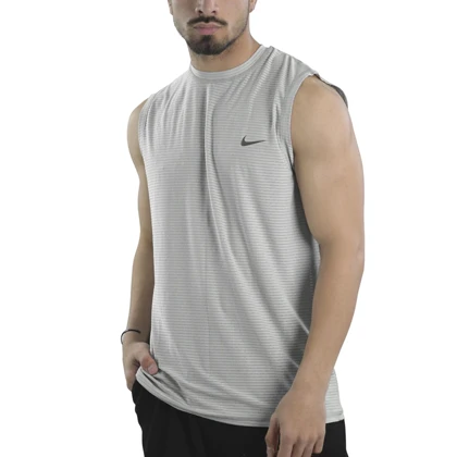 رکابی ورزشی مردانه نایک مدل VHD-Dri Fit-4K0988 طوسی روشن