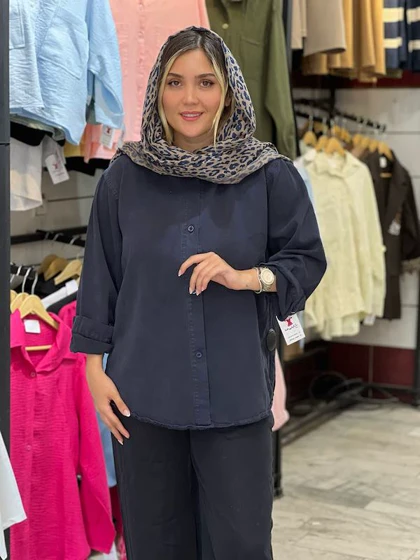 شومیز سیلک تابستانی لخت و ریزشی