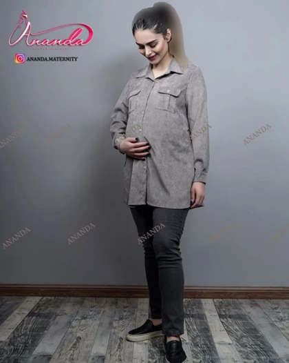 شومیز بارداری مخمل کبریتی مهان