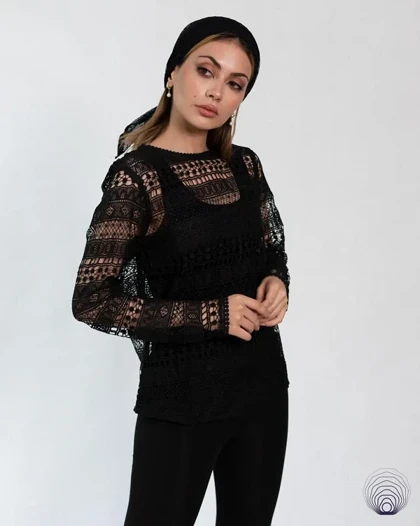 شومیز دانتل مجلسی زنانه