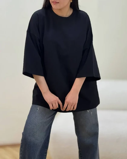 تیشرت باکسی ساده