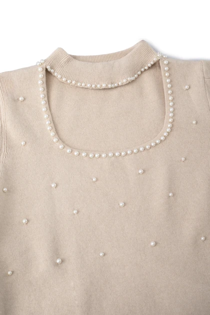 بلوز بافت مرواریدی - 3192