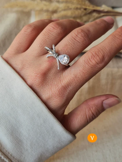 انگشتر جواهری فری سایز 15 مدل