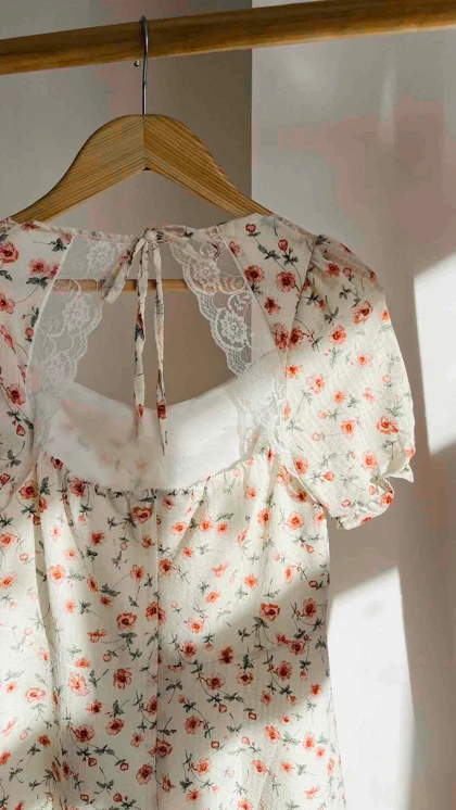 پیراهن کمر باز ولنتاین فانتزی زنانه