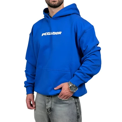 هودی پنبه سه نخ آبی مدل پگادور