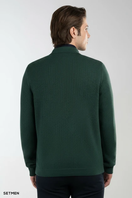 بافت مردانه نیم زیپ