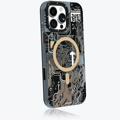 قاب مگ سیف آیفون 16 پرو یانگ کیت YOUNGKIT مدل 024 طرح تکنولوژی
