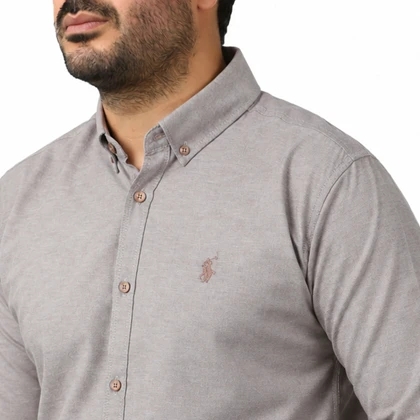 پیراهن آستین بلند ساده مردانه مدل 61029101