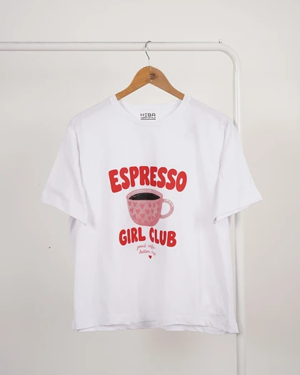 تیشرت باکسی Espresso | هیبا