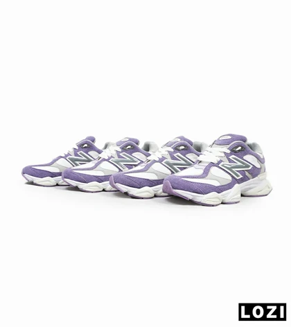 کفش کتانی زنانه بنفش سفید طوسی NEW BALANCE 9060