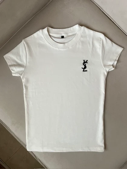 تیشرت YSL کد 232 سفید