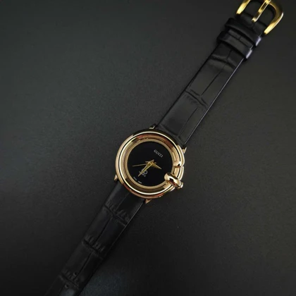 ساعت مچی زنانه گوچی Gucci با موتور کوارتز ژاپن و بند چرم