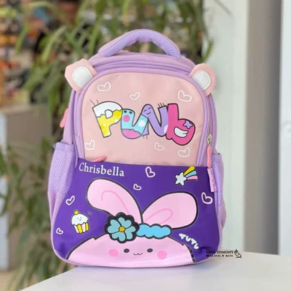 کوله مهد کودک دخترانه طرح خرگوش CHRISBELLA