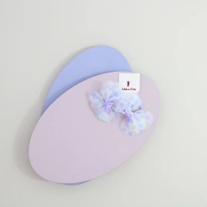 کش پاپیونی حریر – پک 2 عددی نرم و دخترانه با پاپیون‌های ربان‌دار