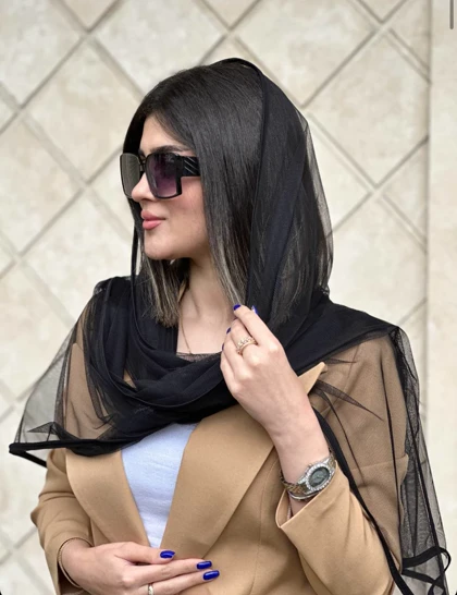 شال تور کش مشکی