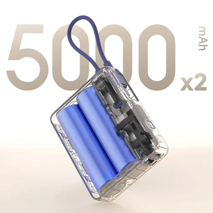 پاوربانک شیائومی Xiaomi مدل PB1033MI ظرفیت 10000 میلی آمپر ساعت