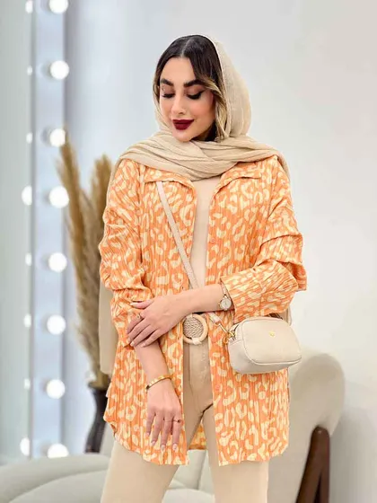 شومیز طرح دار ملودی