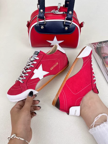 کتانی ونس زنانه گلدن استار جی جی تورو استار GOLDEN GOOSE GGDB TRUESTAR کد 1 1662
