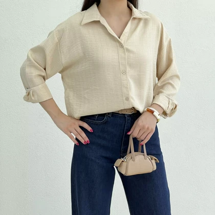 شومیز زنانه پشت دکمه