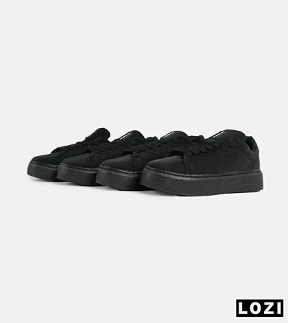 کفش کژوال مردانه چرمی مشکی ZARA مدل 7371