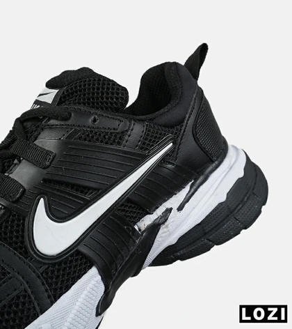 کفش کتانی مردانه و زنانه مشکی سفید Nike Cushlon V2K مدل 8611