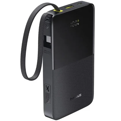 پاور بانک 10000 باسئوس Baseus مدل PPBD2P-1022 توان 22.5 وات با کابل