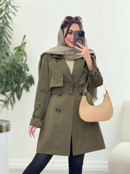 بارانی پشت ژیله پاگن دار