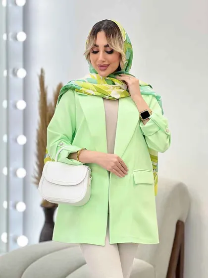 مانتو دو جیب آستین پاگن