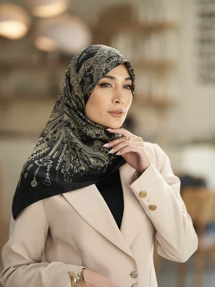 روسری ساتن هرمس