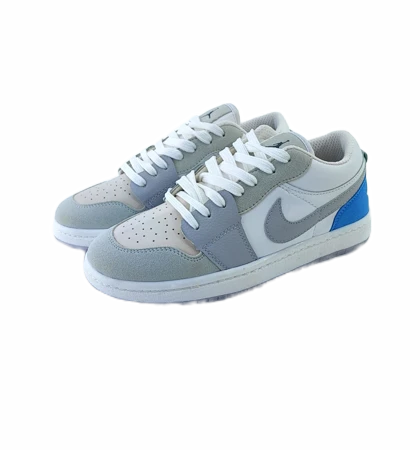 کفش اسپرت زنانه و پسرانه تمام وارداتی نایکی Nike مدل جردن پاریس طوسی آبی کد 681