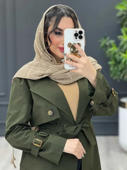 بارانی ژیله دکمه دار
