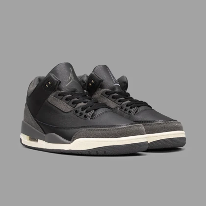 نایکی ایرجردن 3 مشکی جیر Nike Air Jordan 3 Black Suede
