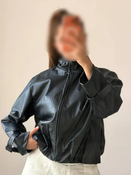 کت چرم ترندی زنانه