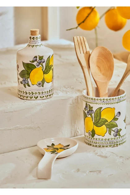 روغن‌ریز Bella Maison مدل Lemoncello سرامیکی - چندرنگ