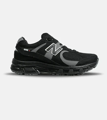 کفش کتانی بزرگ پا مشکی طوسی NEW BALANCE 2002R