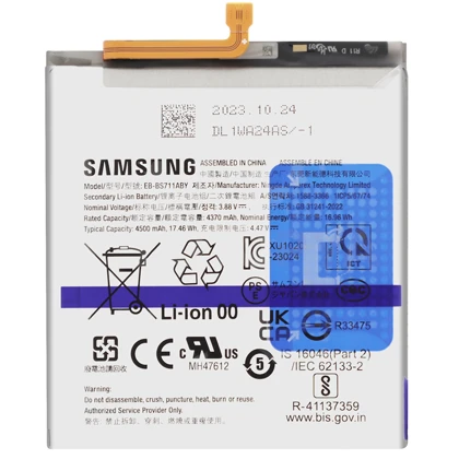 باتری اصلی گوشی سامسونگ Galaxy S23 FE مدل Samsung EB-BS711ABY