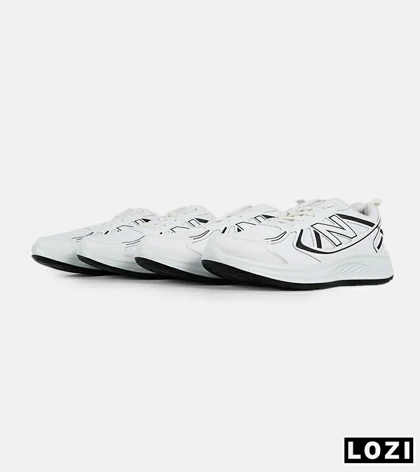 کفش کتانی مردانه و زنانه سفید NEW BALANCE