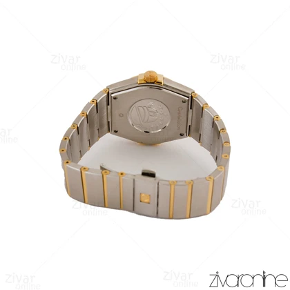 ساعت امگا کانسلیشن مردانه دورنگ طلایی صفحه سیلور 105159