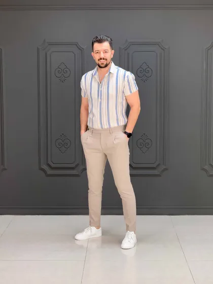 پیراهن 040604 Marakech آبی